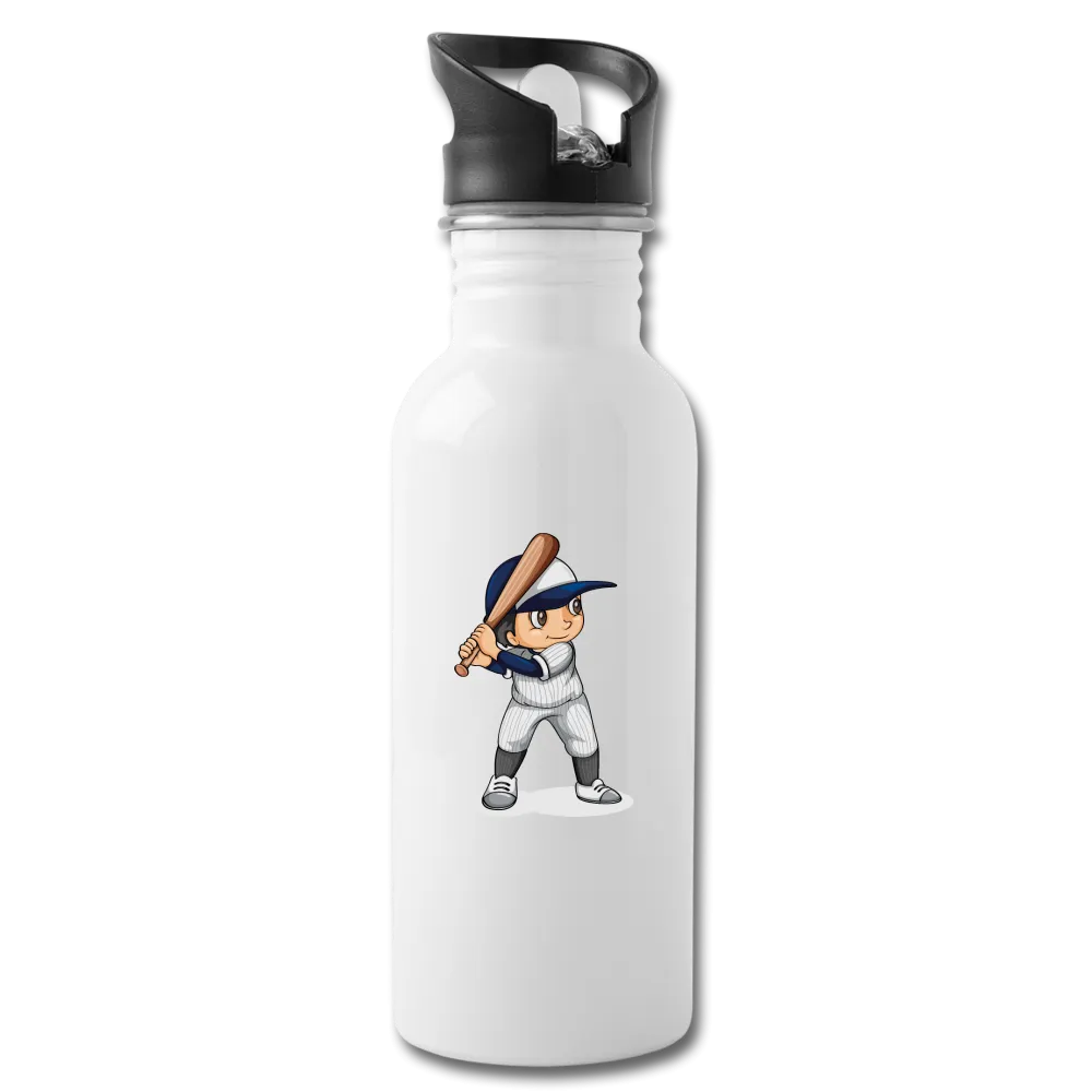 Baseball Kid Player Water Bottle