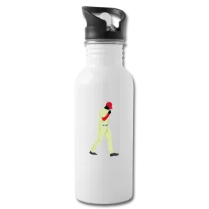 Baseball Player Water Bottle
