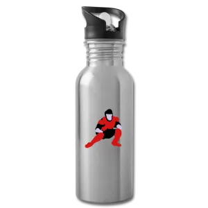 Baseball Player Water Bottle