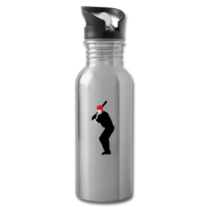 Baseball Player Water Bottle