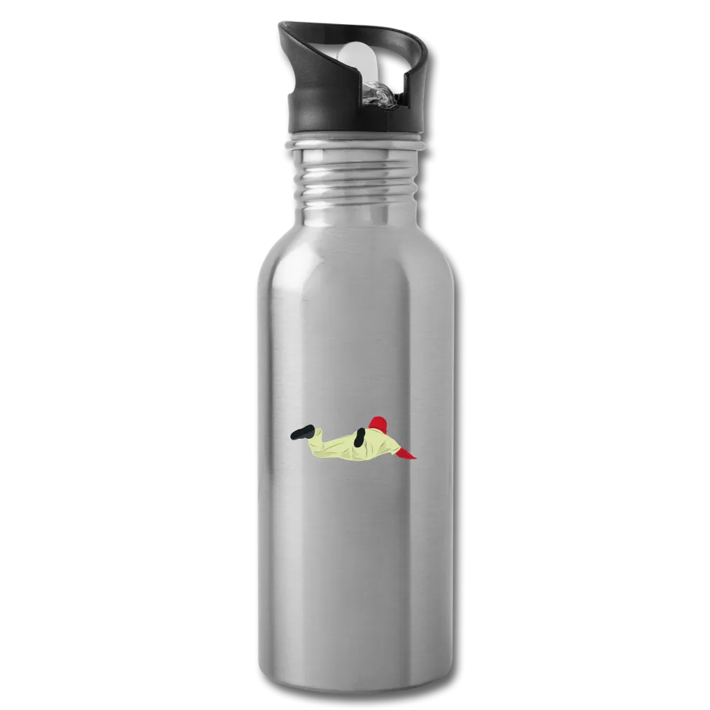 Baseball Player Water Bottle