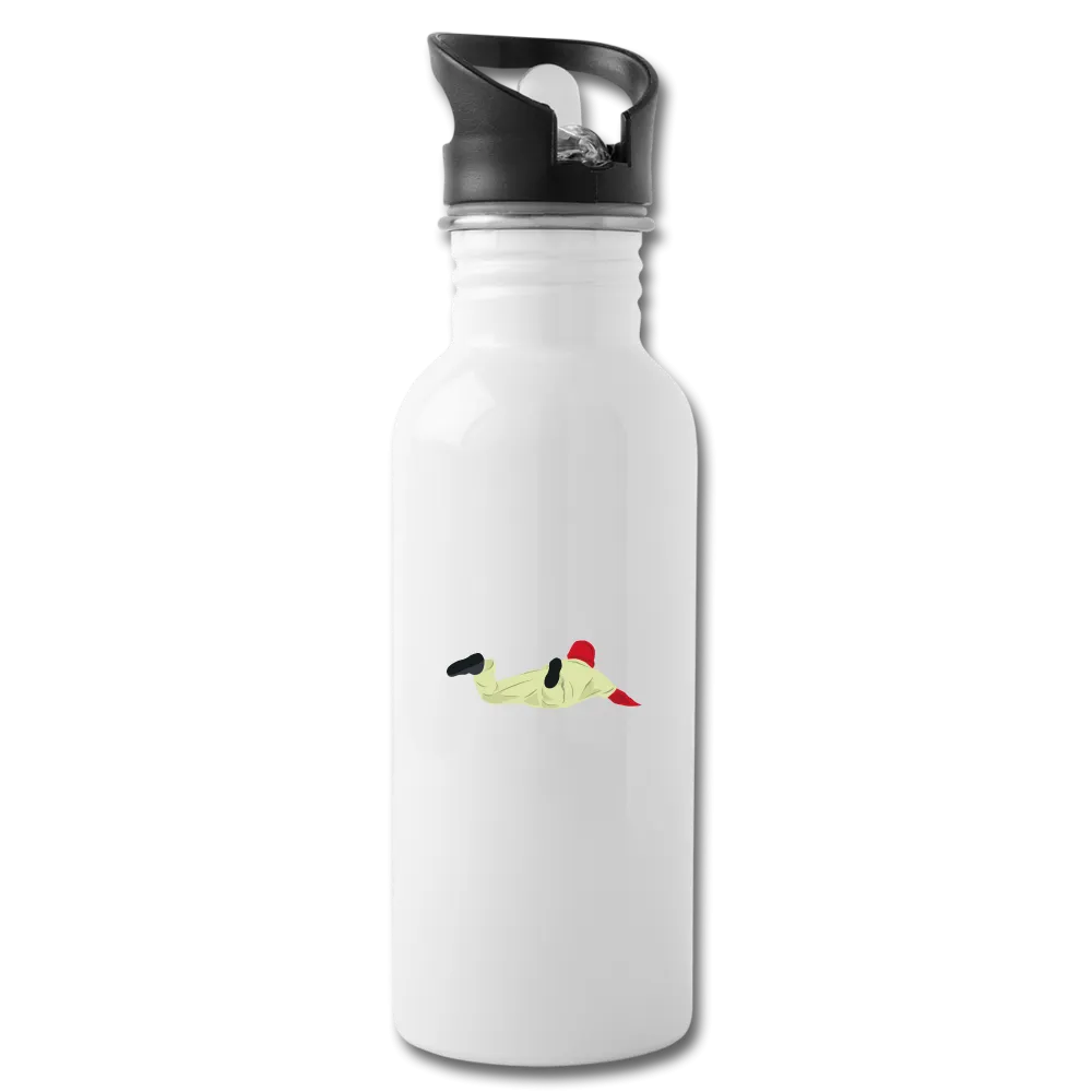 Baseball Player Water Bottle