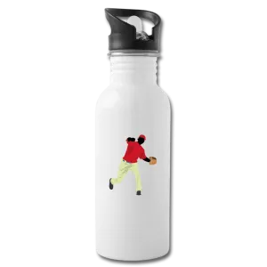 Baseball Player Water Bottle