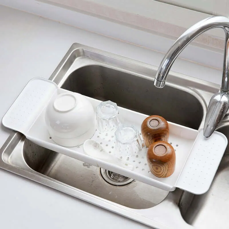 Bathtub Shelf Expandable Rack Storage Tray Over Bath Multifunctional Organizer