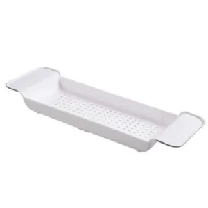 Bathtub Shelf Expandable Rack Storage Tray Over Bath Multifunctional Organizer