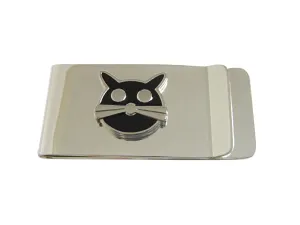 Black Cat Head Money Clip