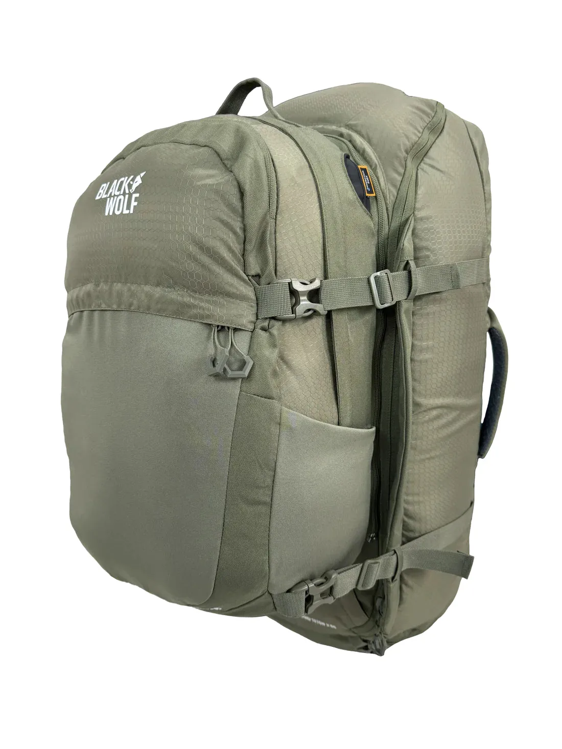 BlackWolf Grand Teton II 75 Travel Backpack - Moss Green