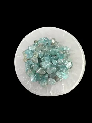 Blue Apatite Gemstone Chips