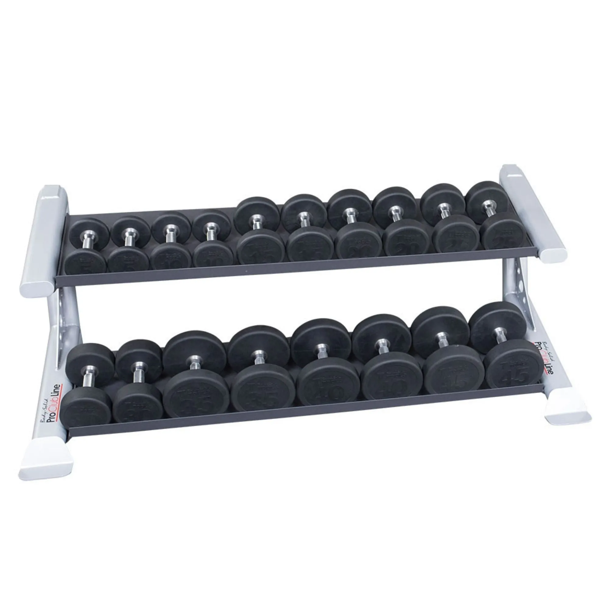 Body-Solid Pro ClubLine Modular Storage Rack with Dumbbell Tiers SDKR500DB
