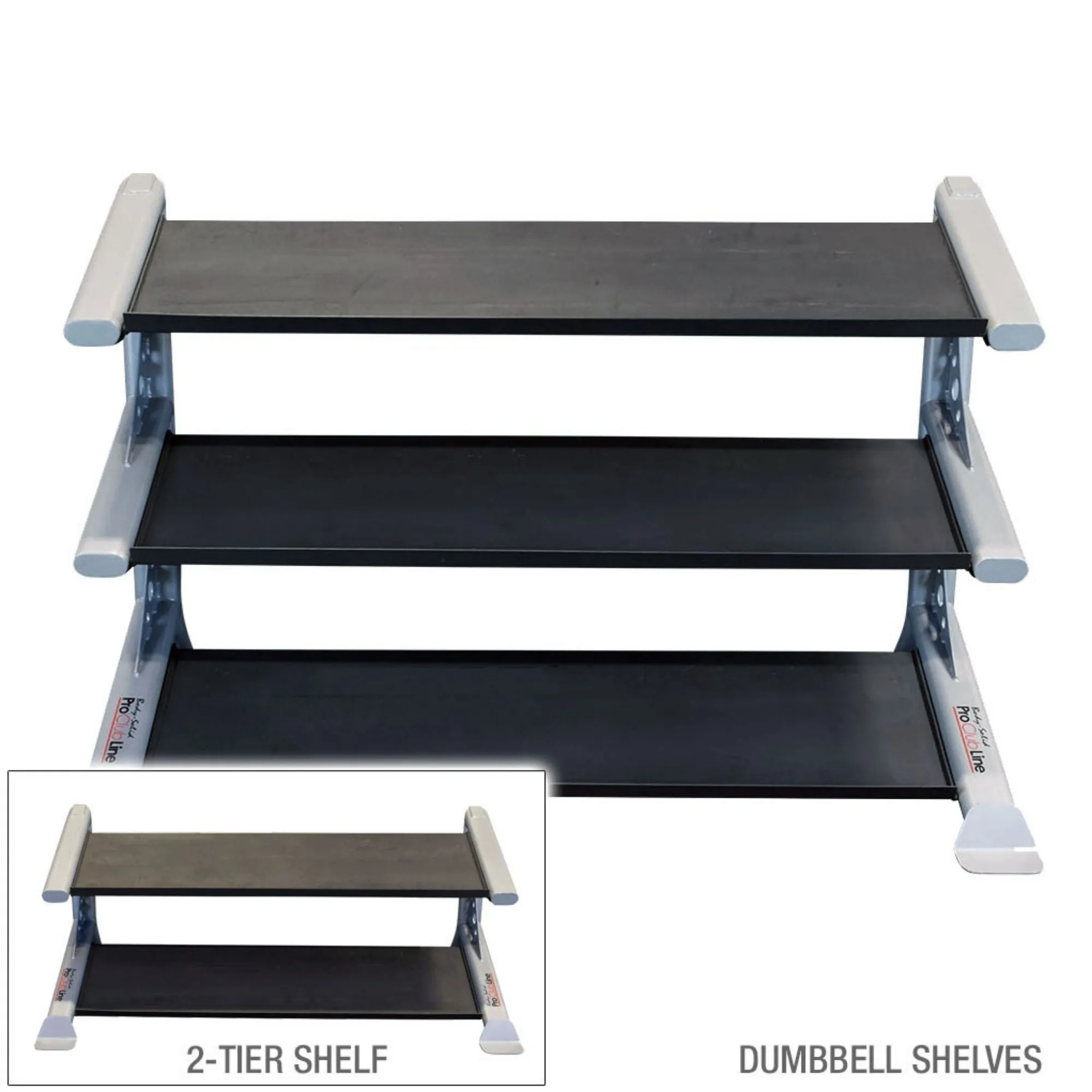 Body-Solid Pro ClubLine Modular Storage Rack with Dumbbell Tiers SDKR500DB