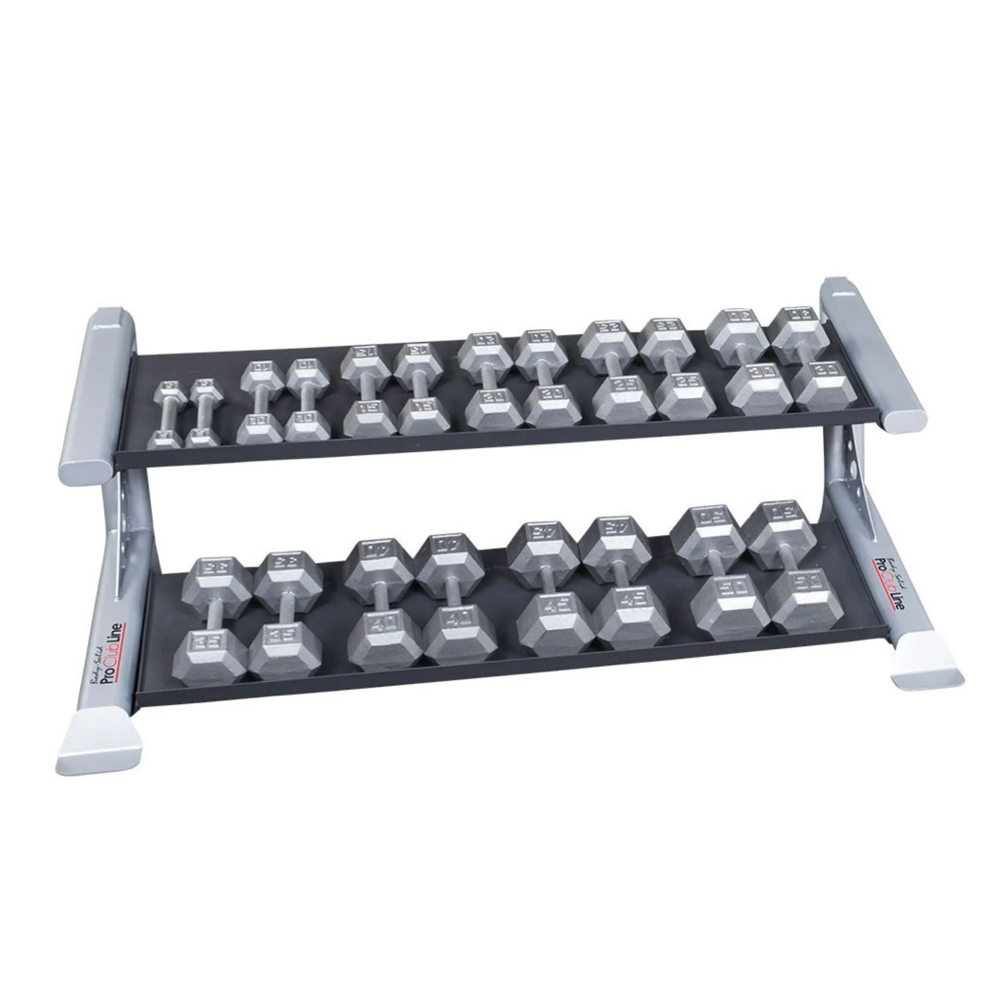 Body-Solid Pro ClubLine Modular Storage Rack with Dumbbell Tiers SDKR500DB