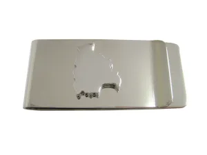Bolivia Map Shape Money Clip