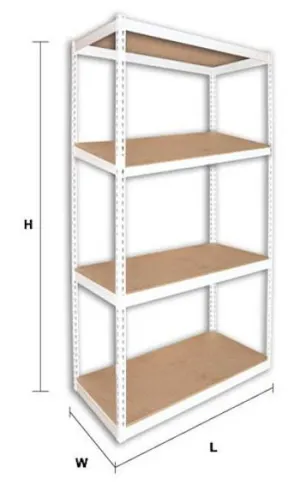 Boltless Rack - Dim : 1200 x 457 x 1830h mm