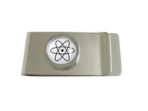 Bordered Atom Pendant Money Clip
