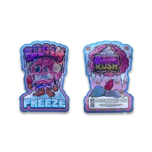 Brain Freeze Mylar Bag 3.5 Grams Die Cut | Ziplock Baggies