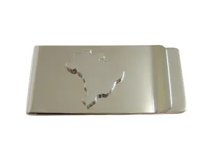 Brazil Map Shape Money Clip