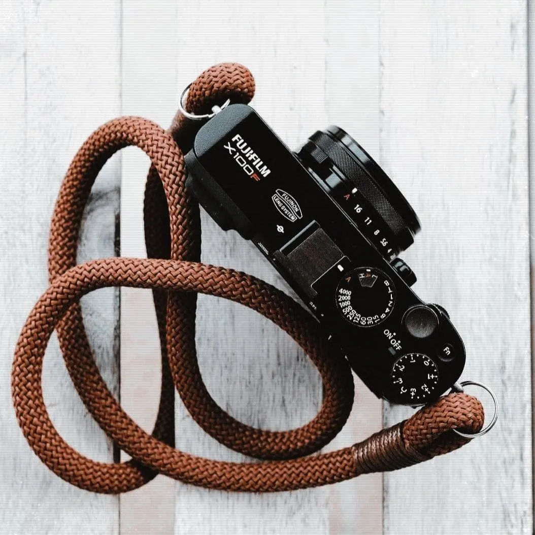 Brown Acrylic Camera Strap