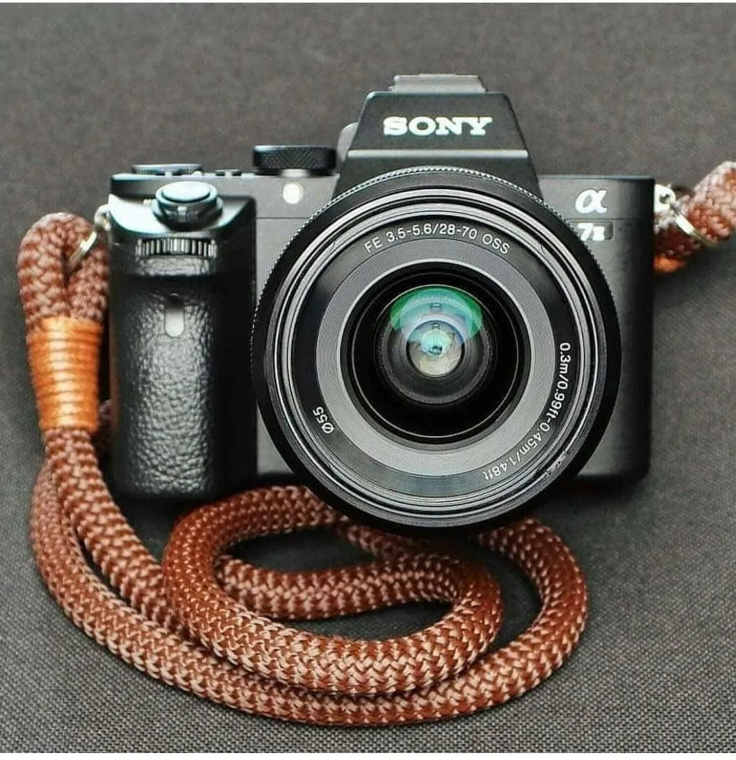 Brown Acrylic Camera Strap