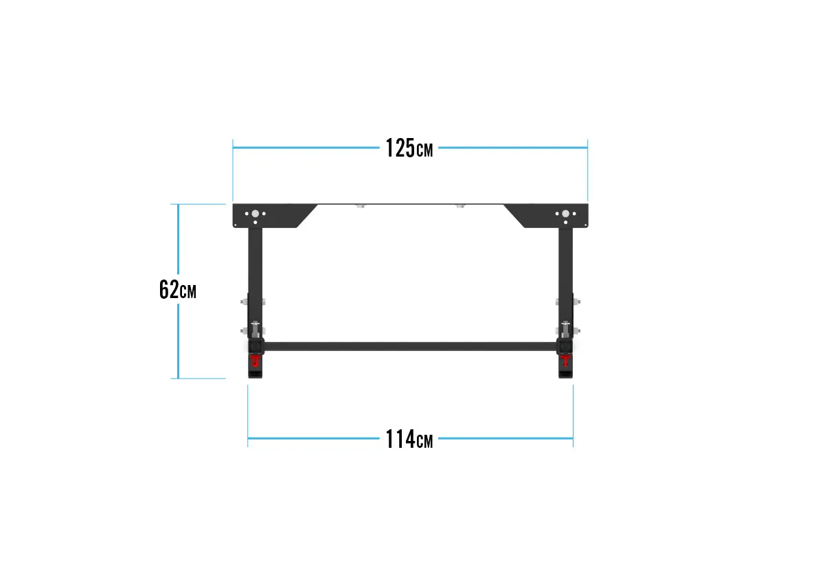 Bulldog Gear - Home Gym Series Wall Mounted Folding Gym Rack