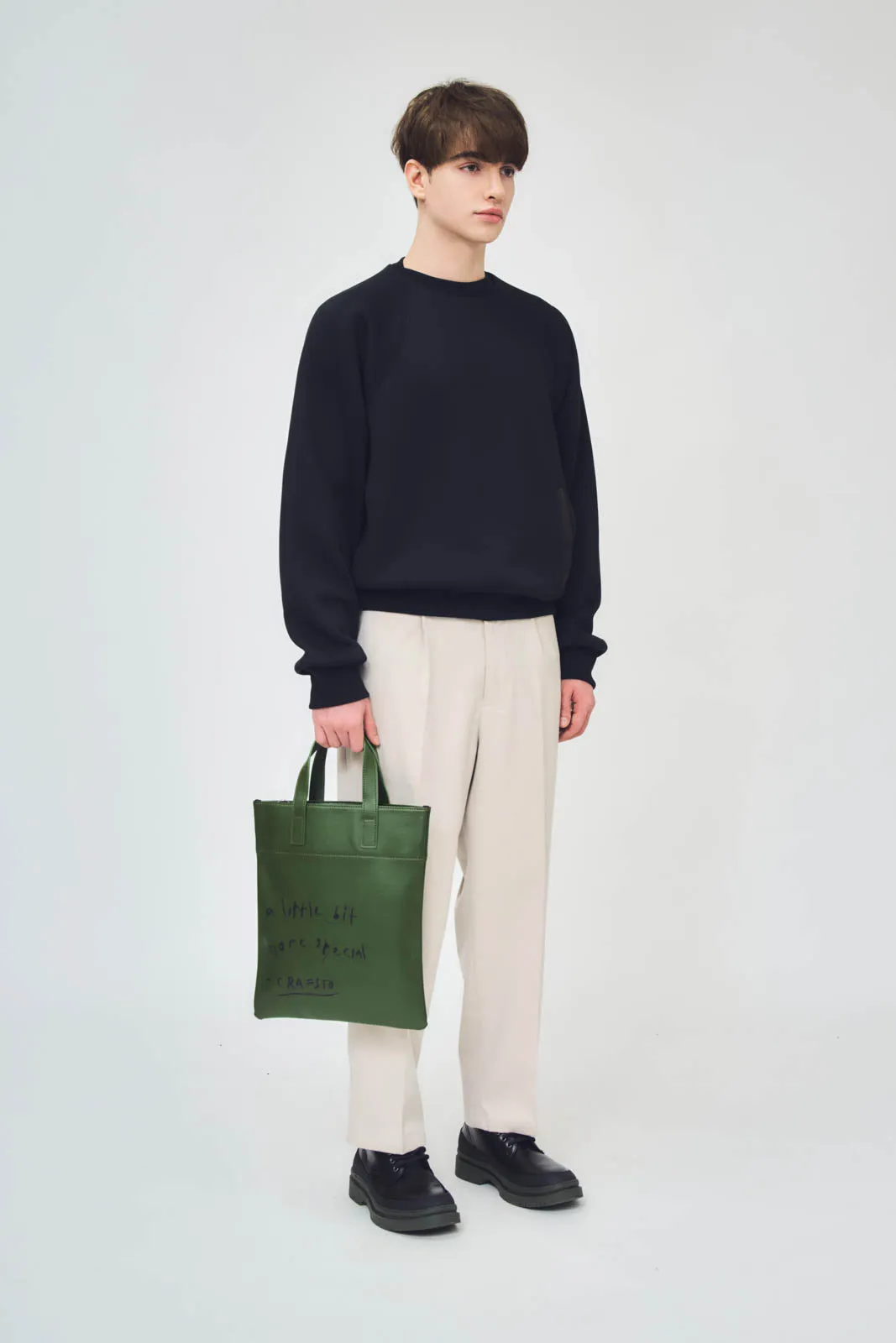 Cactus Leather Graphic Lesson Bag