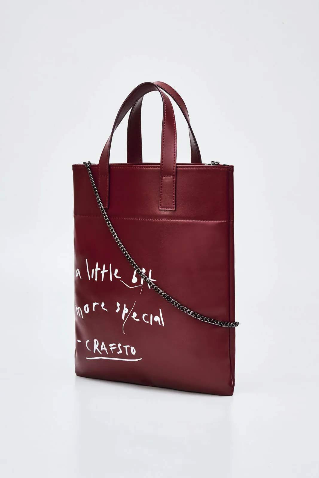 Cactus Leather Graphic Lesson Bag