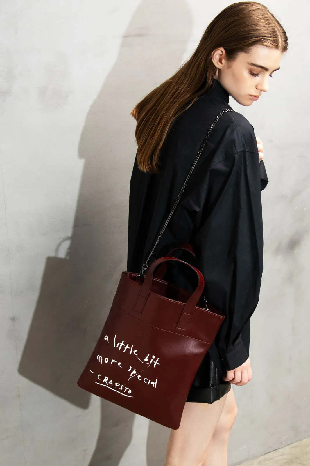 Cactus Leather Graphic Lesson Bag