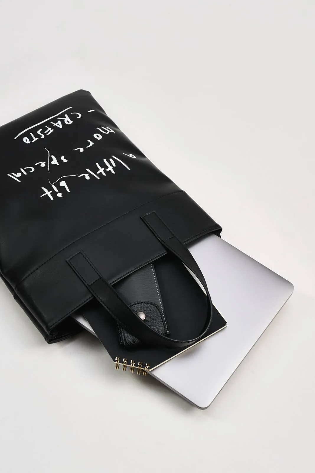 Cactus Leather Graphic Lesson Bag