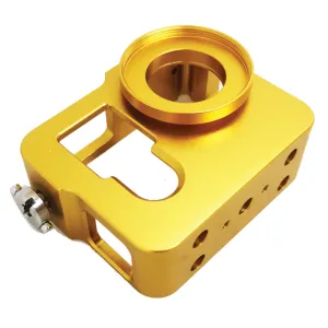 Camera Case | Hero 3 | Hero 3  | Hero 4 | Aluminium Housing | Gold