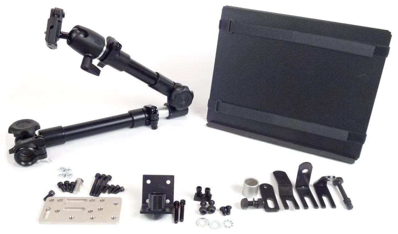Camera Motorized Pan & Tilt Tripod Head with Choice of Adaptive Joystick Controls on Robo Arm Wheelchair Mount Bundle