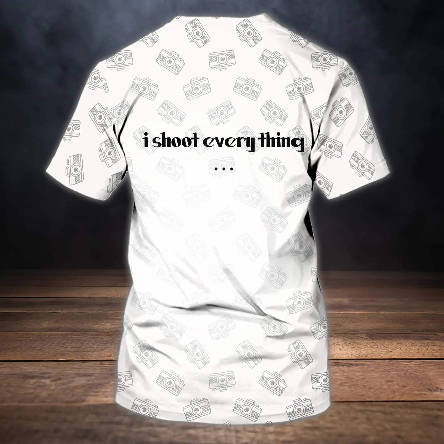 Camera - Personalized Name 3D Tshirt 01