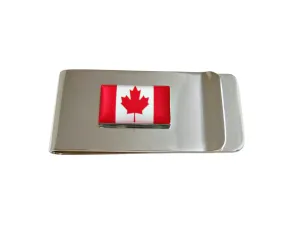 Canada Flag Pendant Money Clip