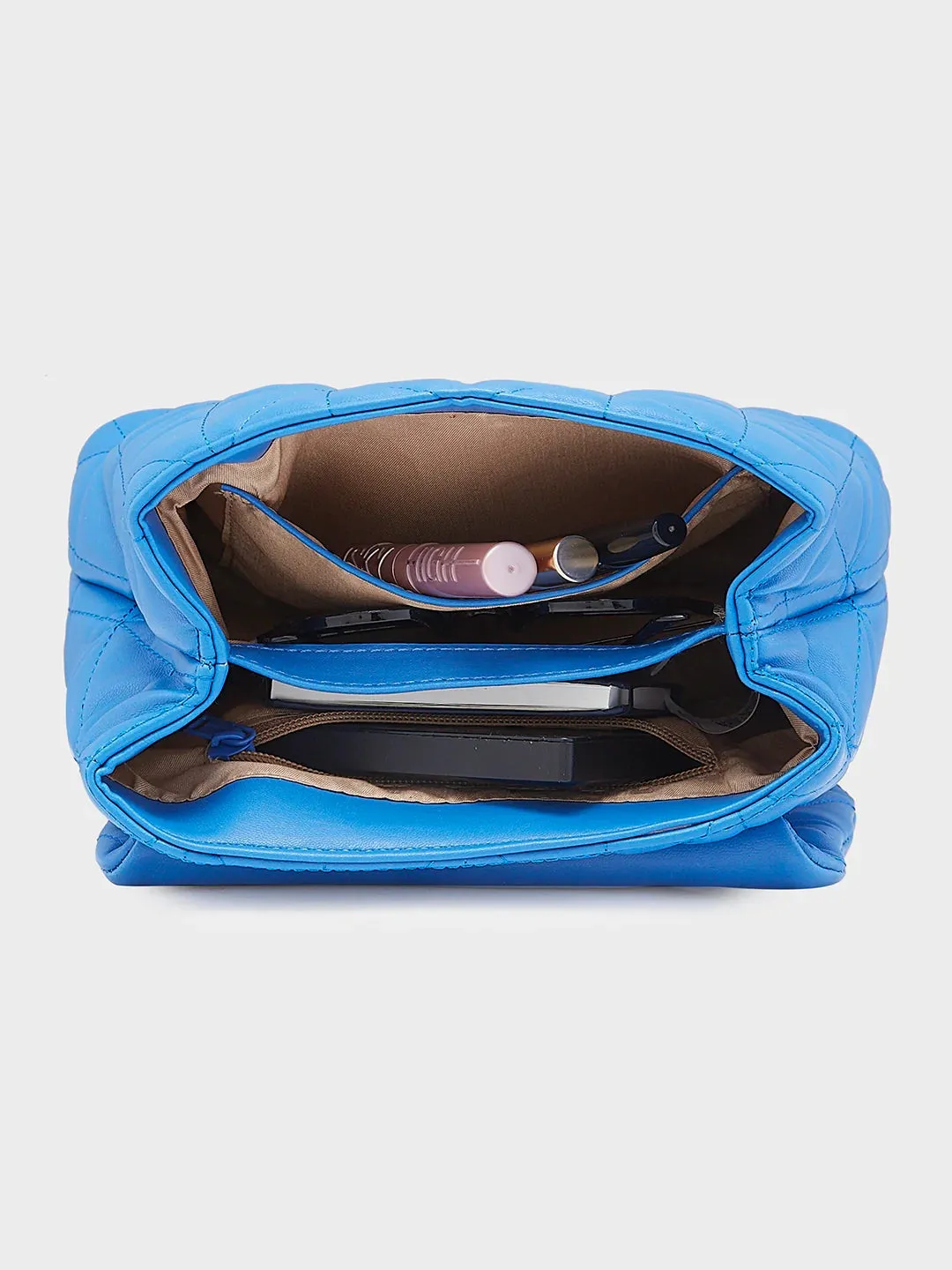 Caprese Rabi Medium Blue Sling Bag
