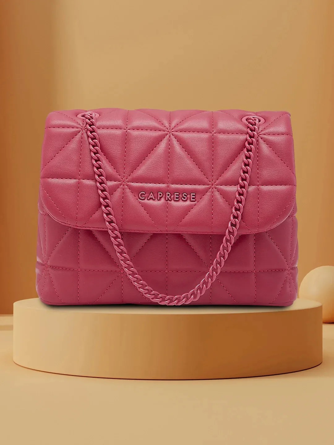 Caprese Rabi Medium Pink Sling Bag