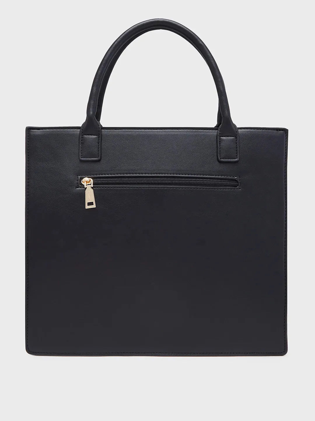 Caprese Roxana Medium Black Tote Bag