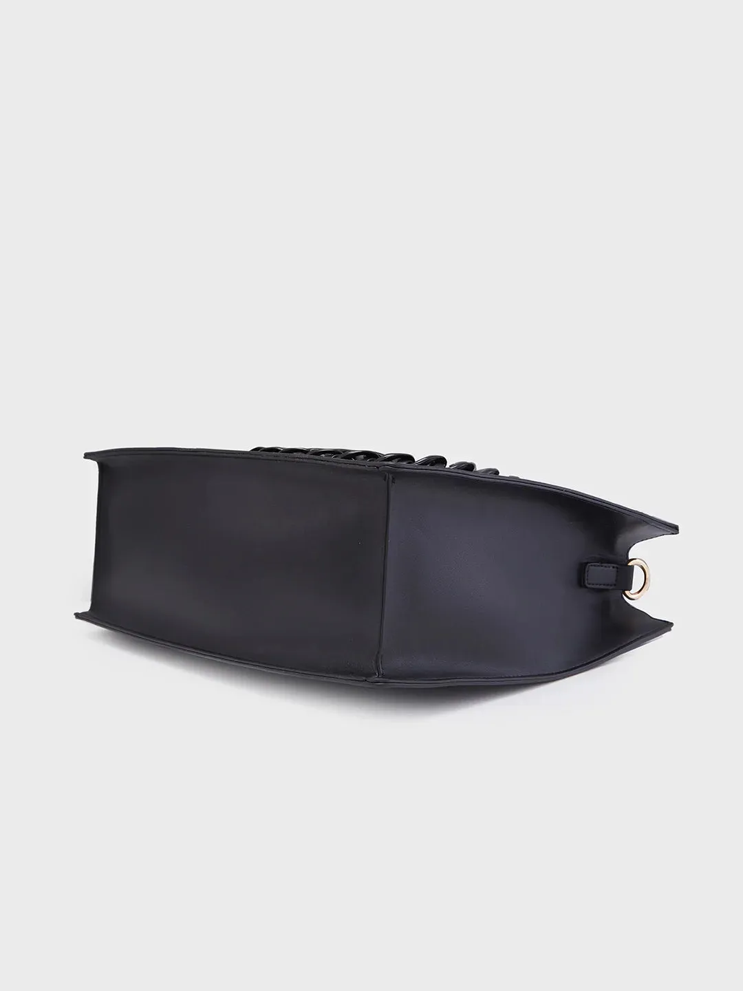 Caprese Roxana Medium Black Tote Bag