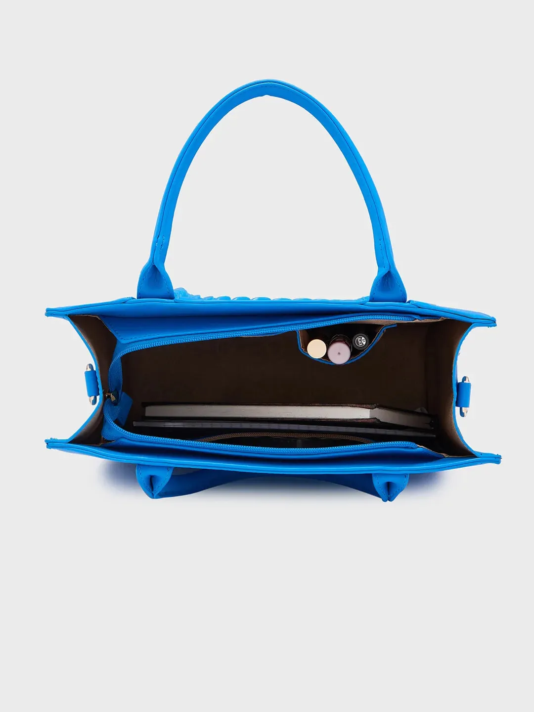 Caprese Roxana Medium Blue Tote Bag