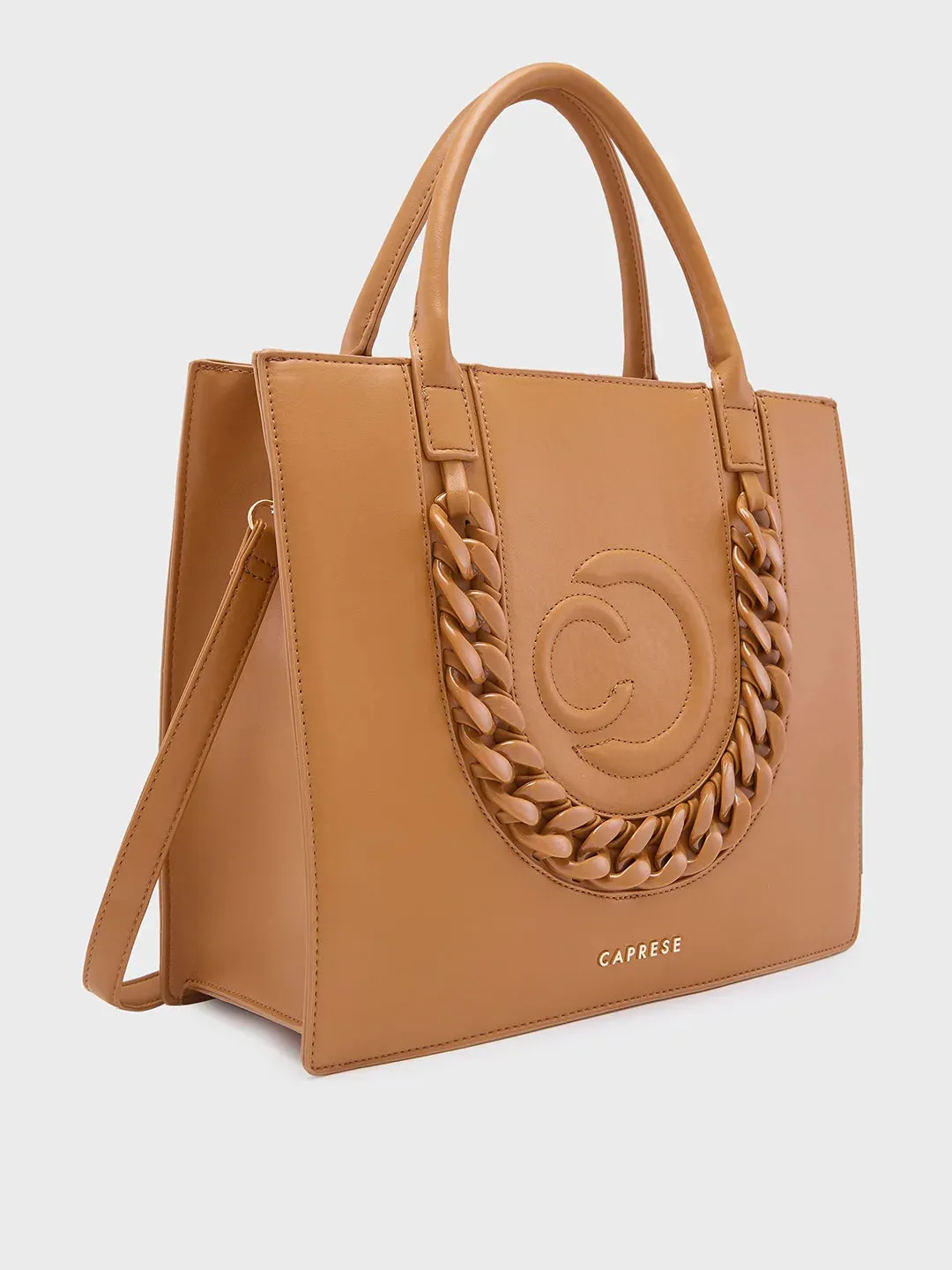 Caprese Roxana Medium Brown Tote Bag