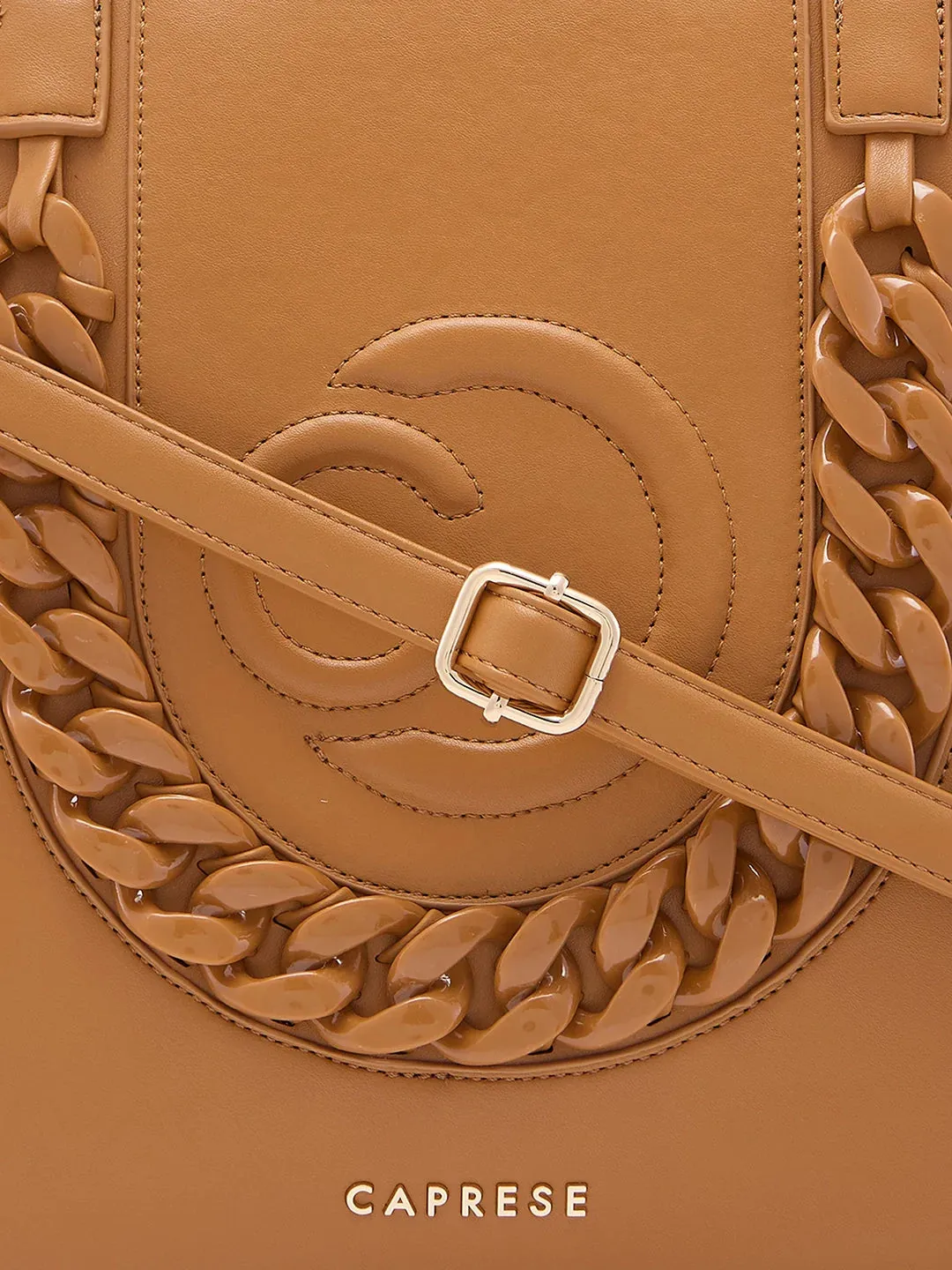 Caprese Roxana Medium Brown Tote Bag