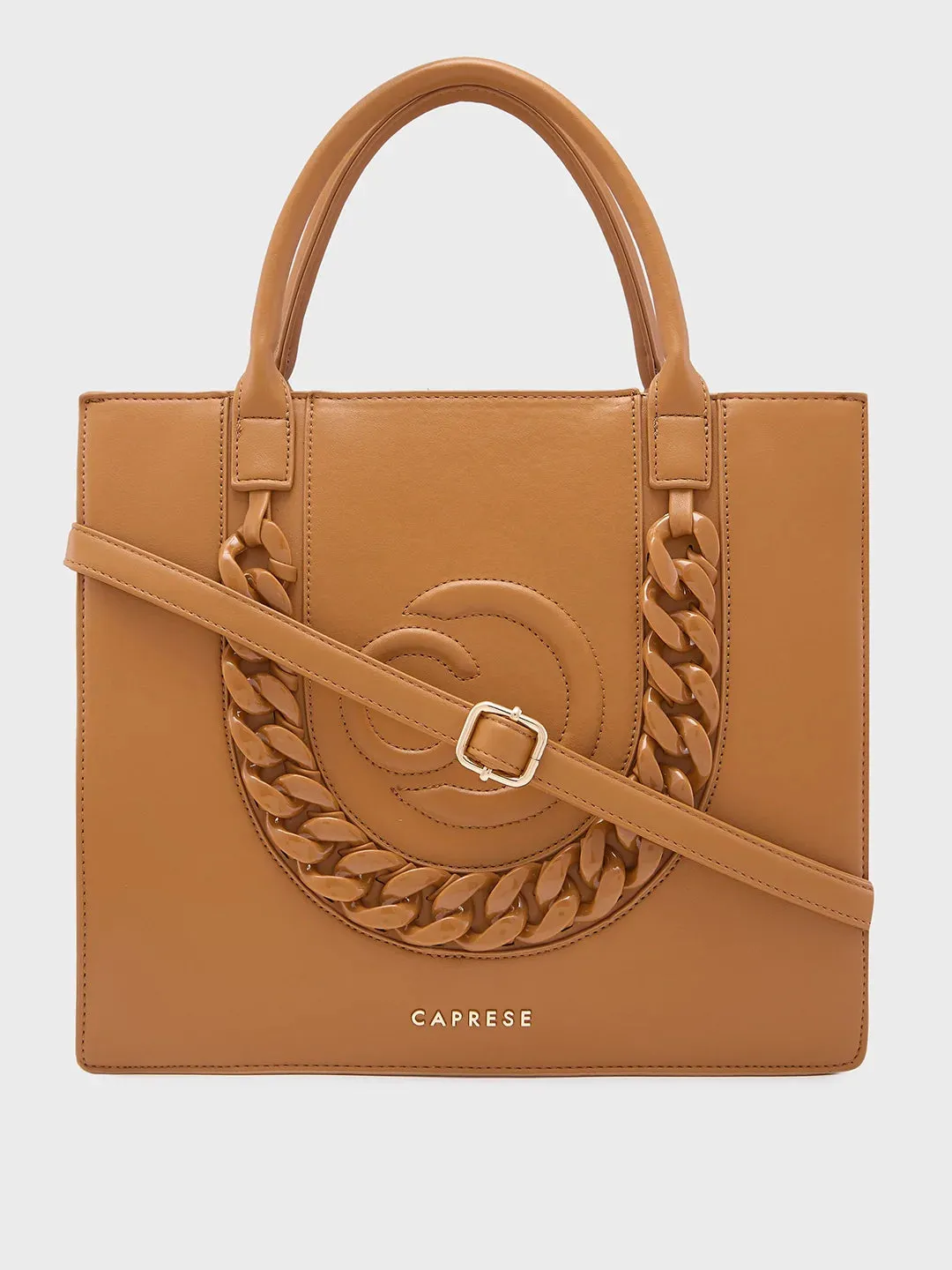 Caprese Roxana Medium Brown Tote Bag