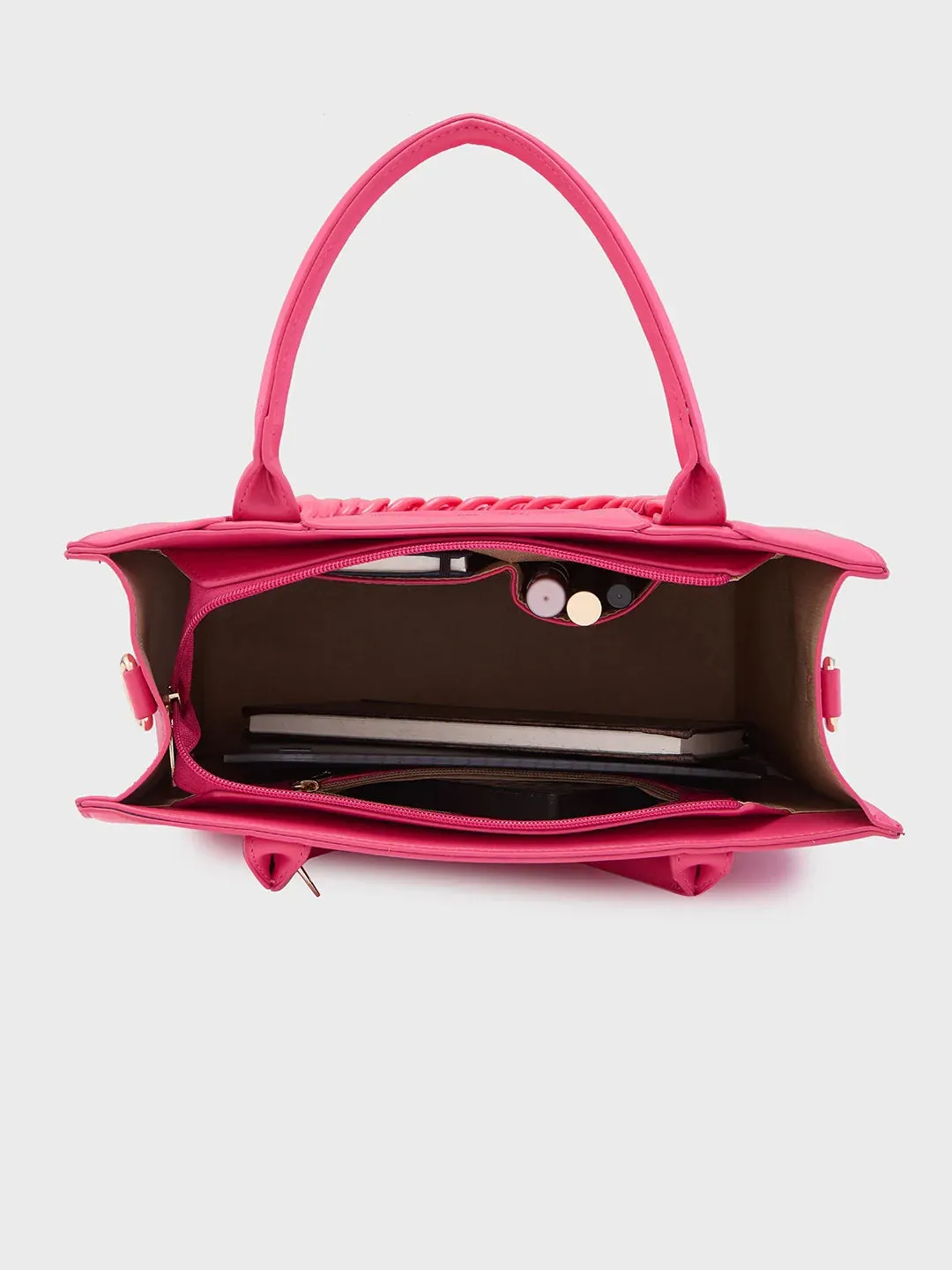 Caprese Roxana Medium Pink Tote Bag
