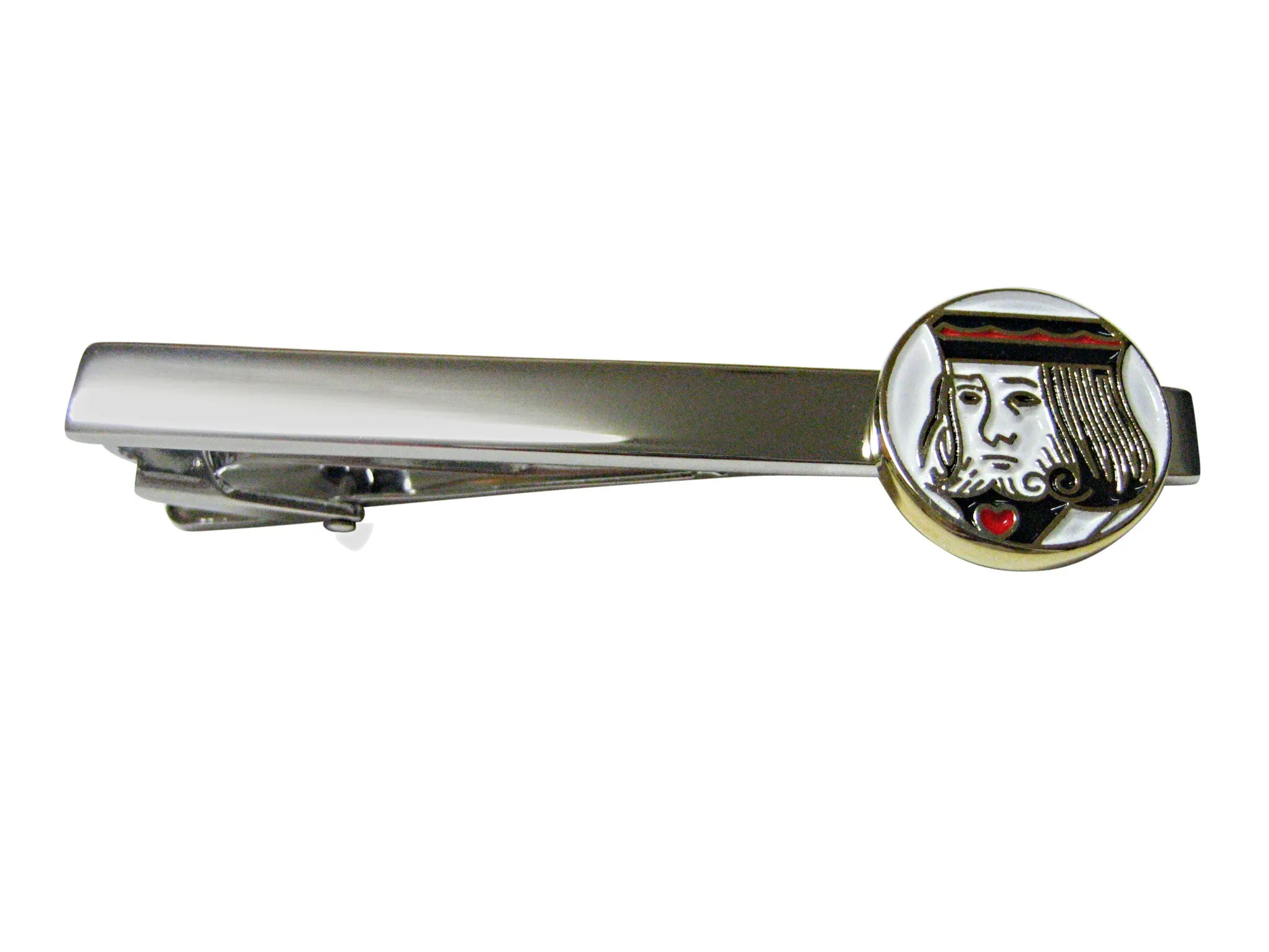 Card Face Square Tie Clip