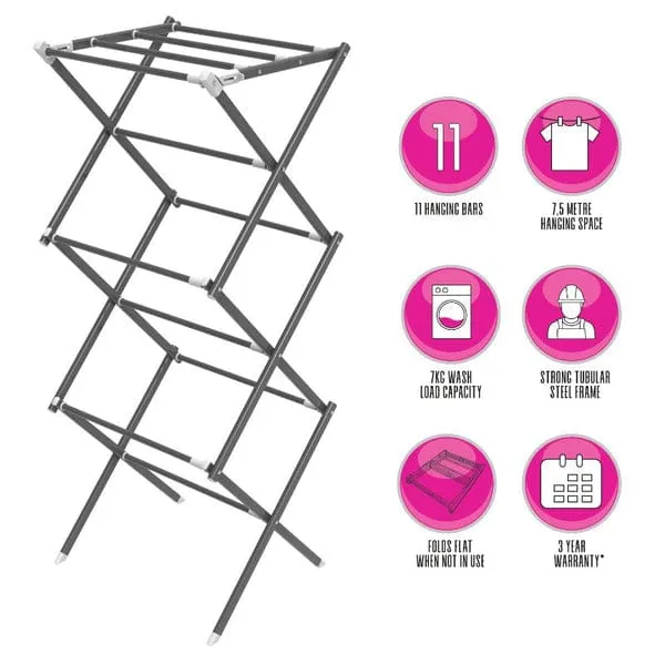 Casa 3 Tier Expanding Clothes Dryer 7.5 meter CLAIR75