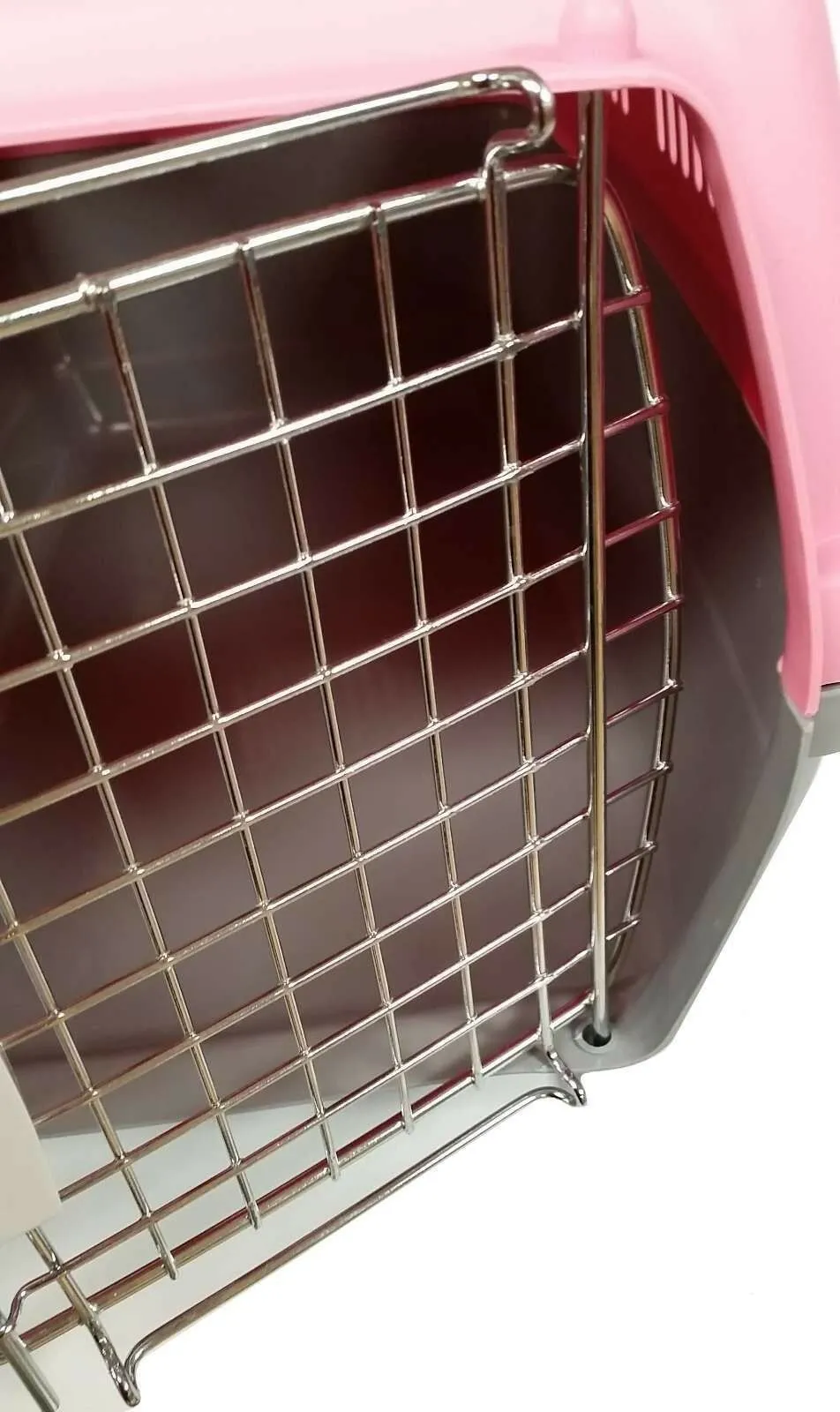 Cat Dog Animal Portable Travelling Carrier Crate For Transporting   Metal Cage