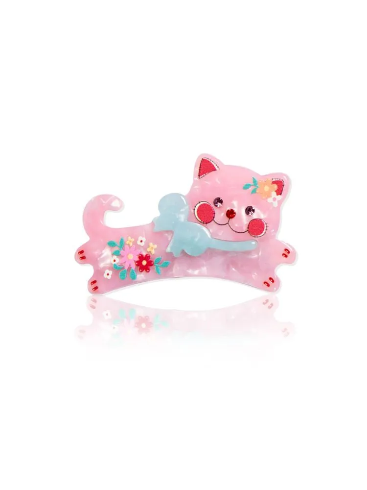 Cat Print Hair Clip Accessories