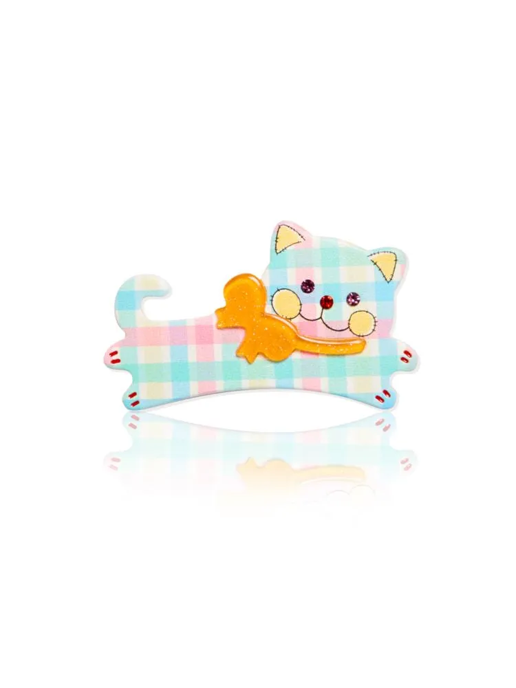 Cat Print Hair Clip Accessories