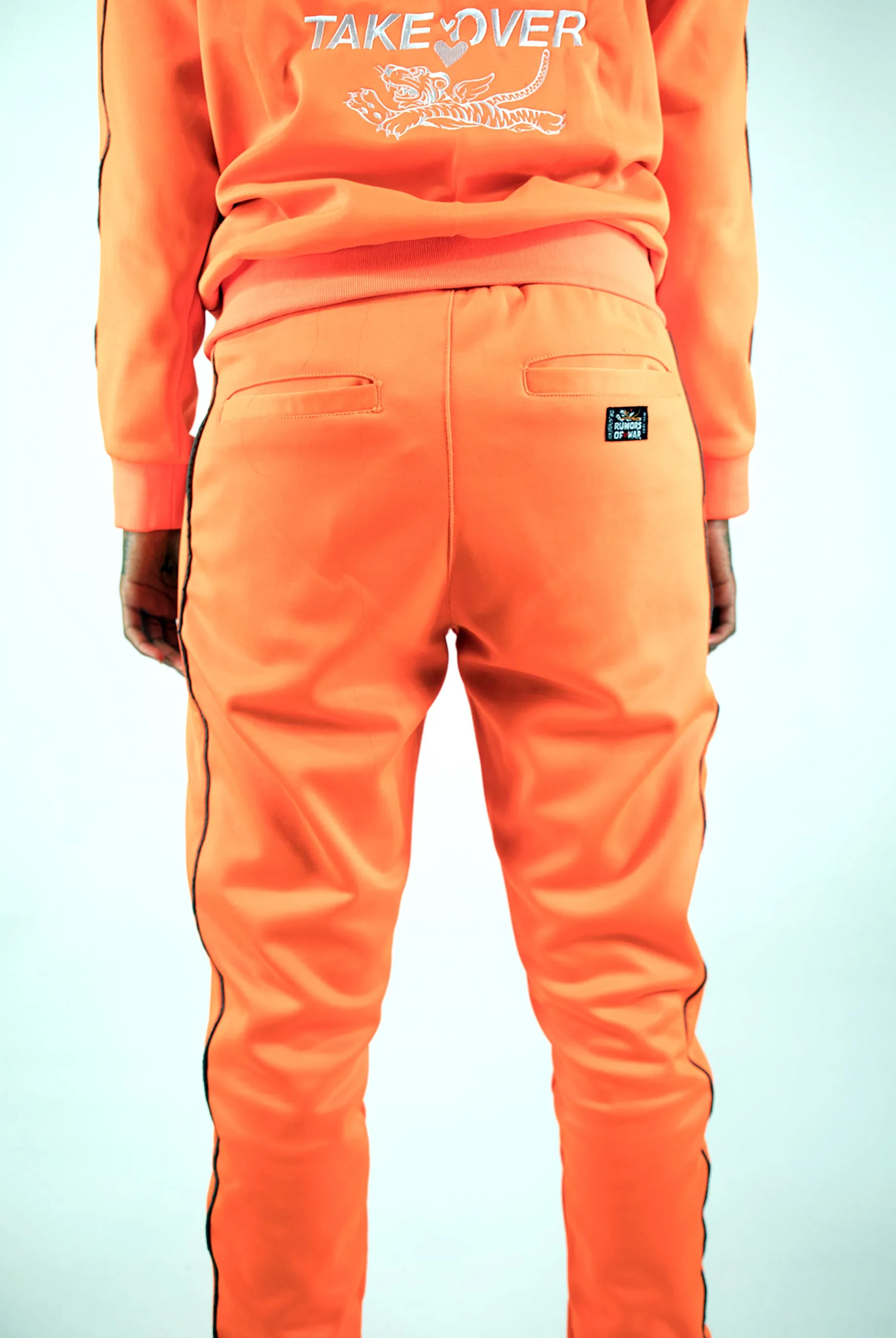 Caution Orange Worldwide Reflective Sweat Pant