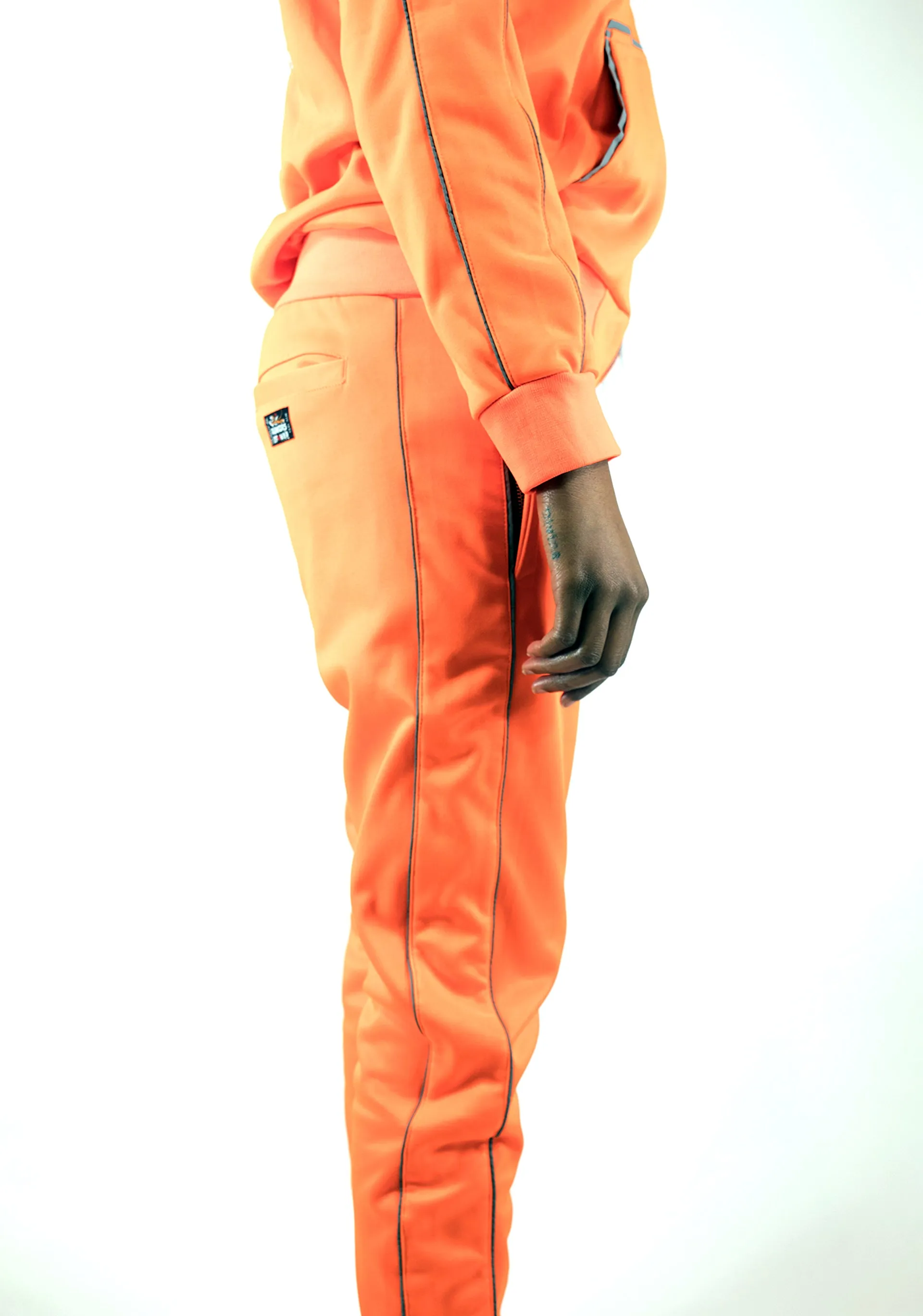 Caution Orange Worldwide Reflective Sweat Pant