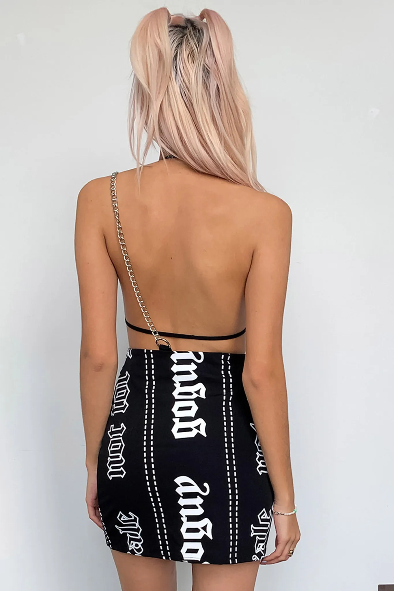 Chain Asymmetric Dress