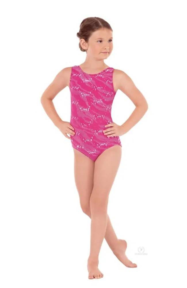 Child Sequin Tank Gym Bodysuit