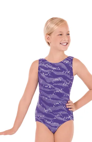 Child Sequin Tank Gym Bodysuit